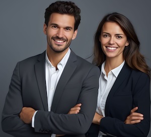 English for the Office mascot and logo